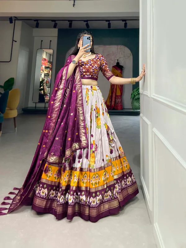 Wine_Premium_&_Elegant_Dola_Silk_Lehenga_Choli_For_Women