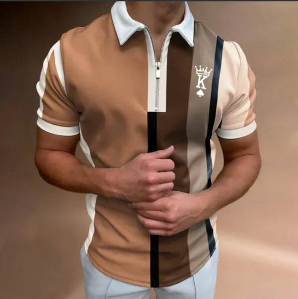Brown_Designer_Collar_T-Shirts