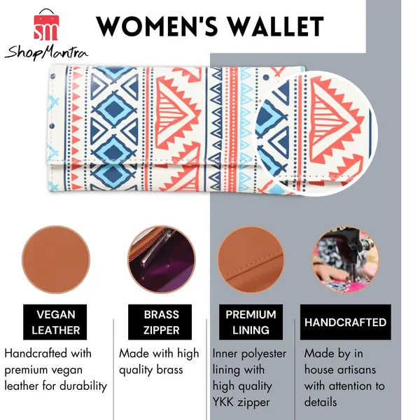 Wallet_For_Women'S_Women'S_Wallet_Clutch_Vegan_Leather_11_Cards_1_Id_Slot_2_Notes_And_1_Coin_Compartment_Magnetic_Closure_.
