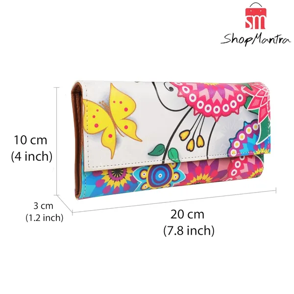 Wallet_For_Women'S_Women'S_Wallet_Clutch_Vegan_Leather_Holds_Upto_11_Cards_1_Id_Slot_2_Notes_And_1_Coin_Compartment_Magnetic_Closure