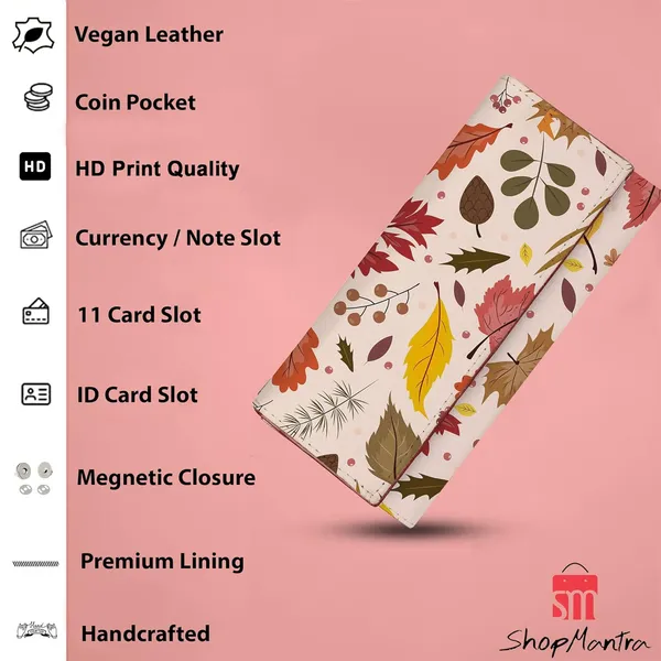 Wallet_For_Women'S_Women'S_Wallet_Clutch_Vegan_Leather_Holds_Upto_6_Cards_2_Notes_And_1_Coin_Compartment_Magnetic_Closure