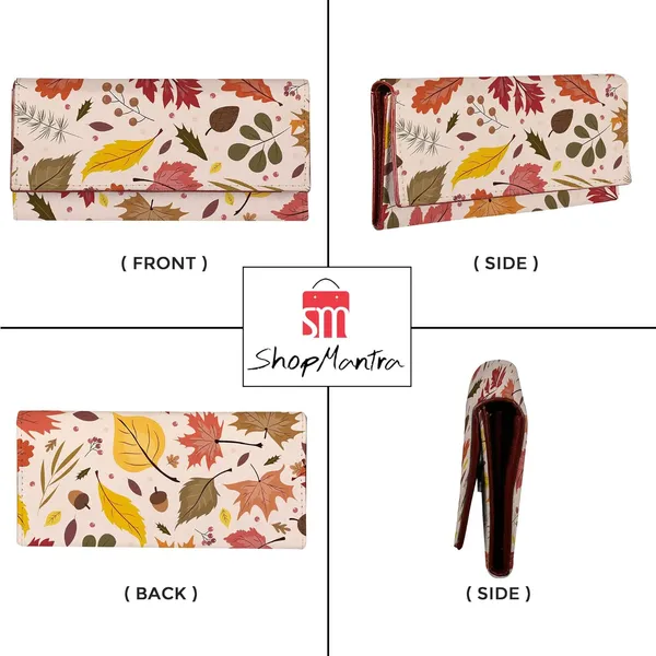 Wallet_For_Women'S_Women'S_Wallet_Clutch_Vegan_Leather_Holds_Upto_6_Cards_2_Notes_And_1_Coin_Compartment_Magnetic_Closure
