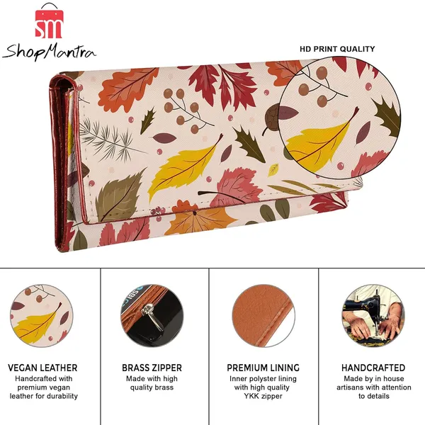 Wallet_For_Women'S_Women'S_Wallet_Clutch_Vegan_Leather_Holds_Upto_6_Cards_2_Notes_And_1_Coin_Compartment_Magnetic_Closure