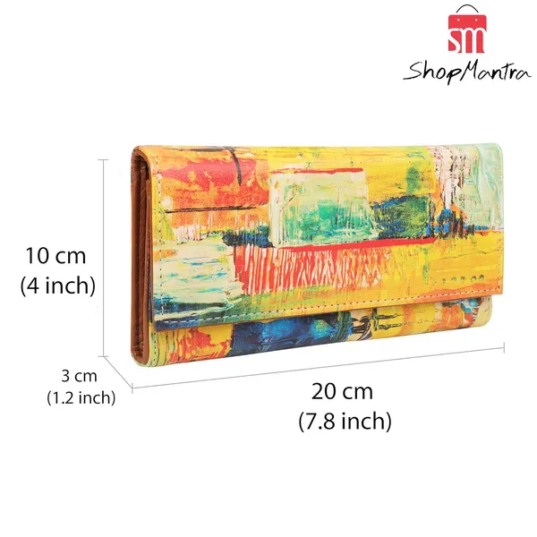 Wallet_For_Women'S_Women'S_Wallet_Clutch_Vegan_Leatherholds_Upto_11_Cards_1_Id_Slot2_Notes_And_1_Coin_Compartment_Magnetic_Closure