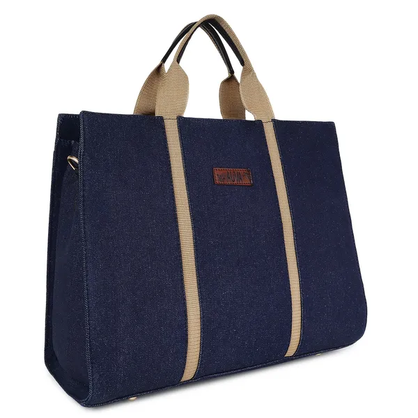 Blue_Denim_Fabric_And_Synthetic_Lining_Casual_Luxury_Handbags_For_Women_(Buy_1_Get_1_Free)