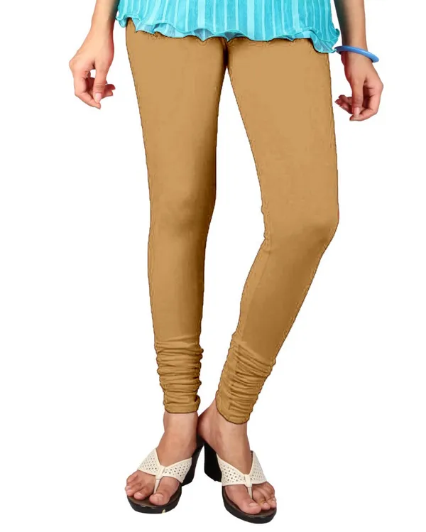 Skin(Begni)_Stretchable_Cotton_Lycra_V-Cut_Solid_Premium_Four_Way_Churidar_Leggings_For_Womens_And_Girls