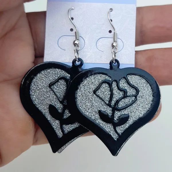 Earrings_for_Women_and_Girls_Black_Colour_Crystal_Design_Pattern