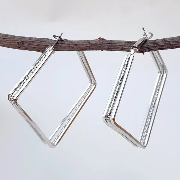 Earrings_for_Women_and_Girls_Silver_Colour_Square_Hoop