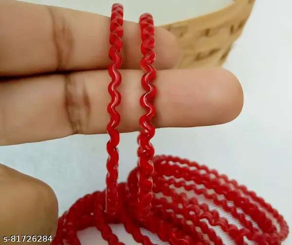 Pack_of_12_Glass_Bangle_Bracelet_Chudi_Set_For_Women_&_Girls_Red_Colour_Zig-Zag_Design