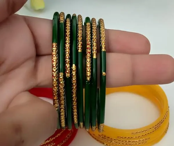 Pack_of_48_(Buy_1_Get_1_Free)_Glass_Bangles_For_Women_Multi_Color_Chudi_Set
