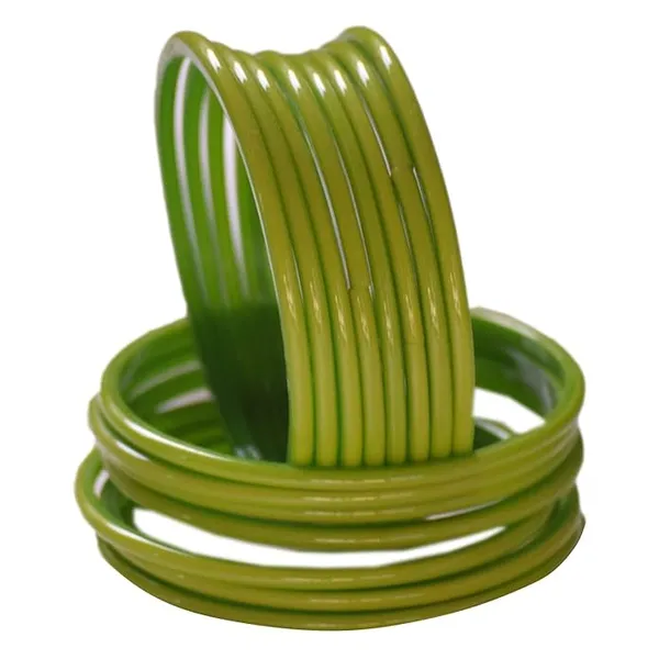 Glass_Bangle_for_Women_&_Girls_Chudi_Set_Plain_Parrot_Green_With_Glossy_Finished_(Pack_of_24)