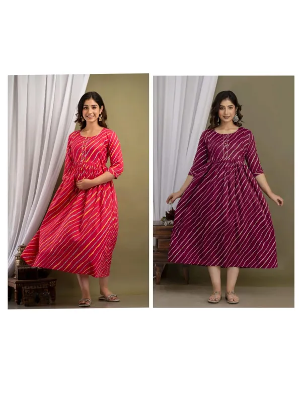Lahriya_blossom__Cotton_Printed_Maternity_And_Feeding_Kurti_Combo_Of_2