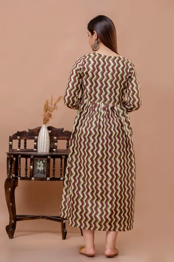 Lahriya_Laining_Cotton_Maternity_And_Feeding_Kurti