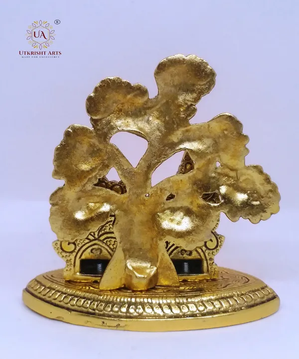 Gold_Plated_Lakshmi_Ganesha_Tree_Statue_Idol_with_Diya_for_Puja_Room_/_Laxmi_Ganesh_murti_with_Diya_Home_Temple_Decorative_Showpiece
