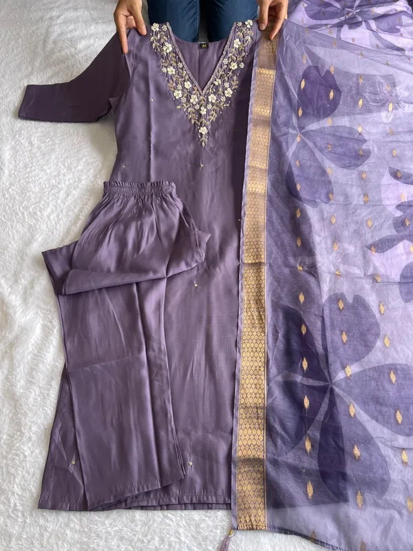 Light_Lavender_Launching_New_Designers_Kurti_Pent_Dupatta_Set