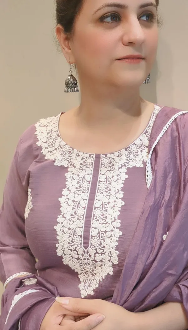Lavender_Cotton_Kurta_Pant_Set_with_Dupatta