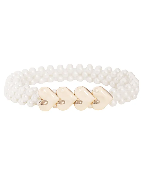White_Metal_Belt_For_Women