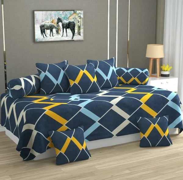 Supersoft_Cotton_220TC_Combo_of_8_Pcs_Diwan_Set_Covers_and_Double_Bed_Bedsheet_with_2_Pillow_Covers_-_Blue_Boxes