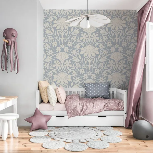 Light_Floral_with_flowers_Seamless_Pattern_Mural_Wallpaper.