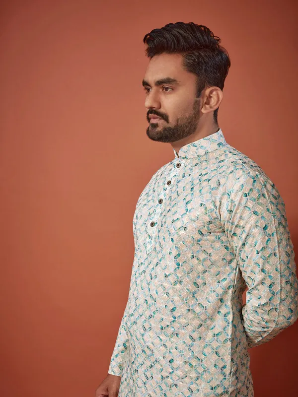 Lovely_lucknowi_Chikankari_Digital_Print_Cotton_Kurta_Sets