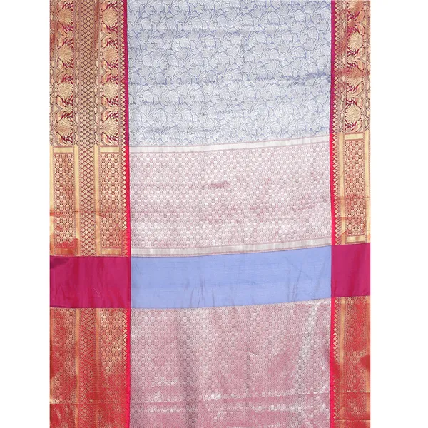 Blue_Kanchi_Silk/Brocade_Banarasi_Sarees_For_Women