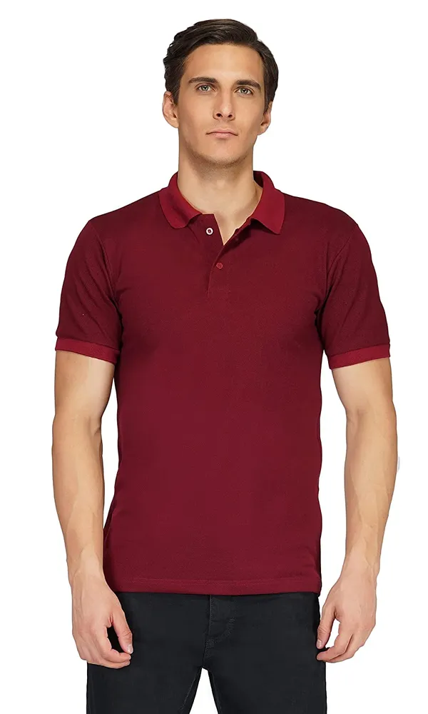Clothing_Men's_Solid_Regular_Fit_Polo_T-shirt_for_mens_and_boys