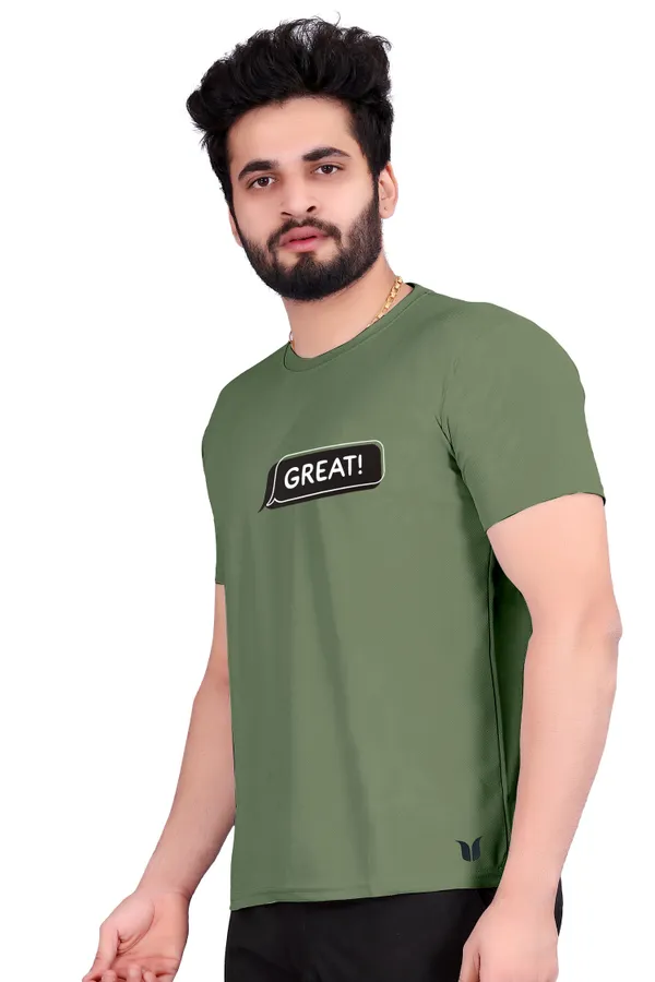 Men_Solid_Round_Neck_green_T-Shirt