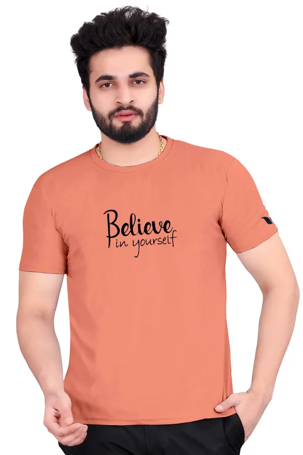 Men_Solid_Round_Neck_peach_T-Shirt