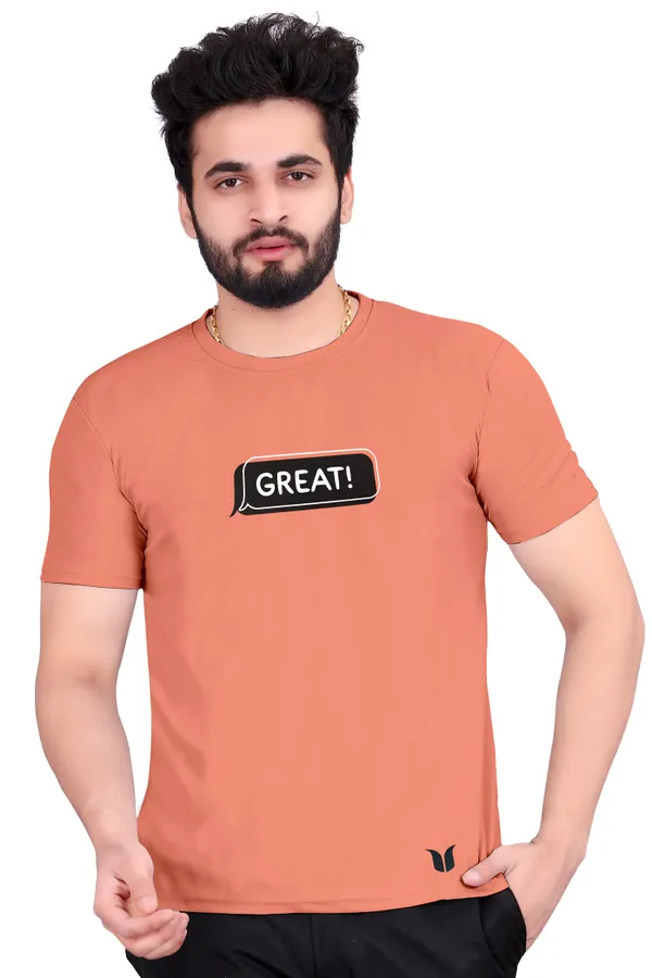 Men_Solid_Round_Neck_peach_T-Shirt