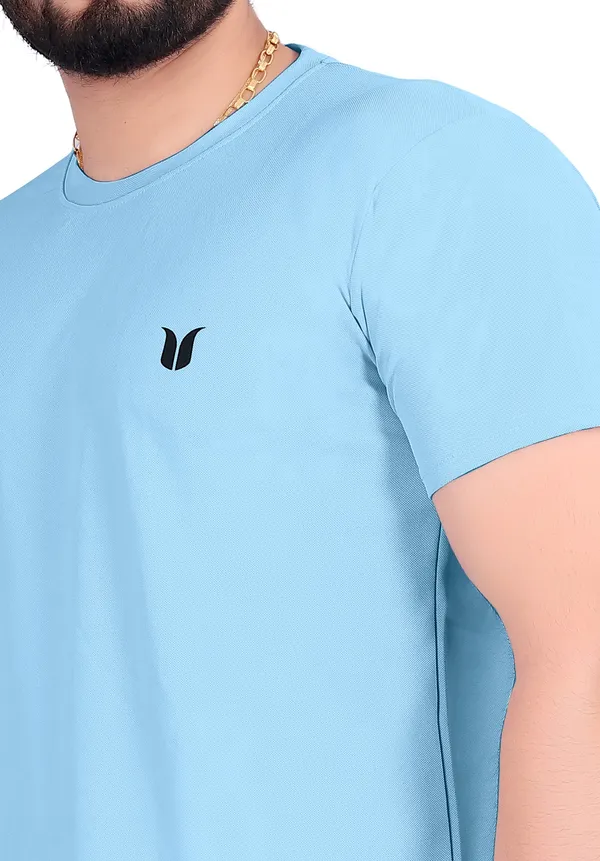 Men_Solid_Round_Neck_sky_blue_T-Shirt
