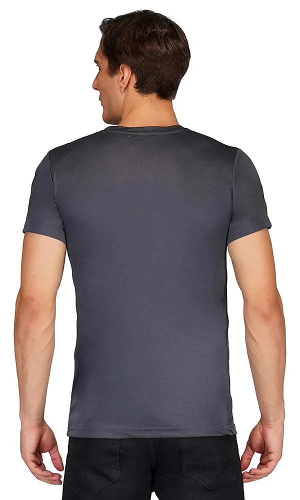 Men_Solid_lycra_Round_Neck_dark_Grey_T-Shirt