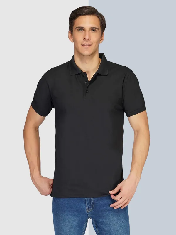 Pack_of_2_Men_Solid_Polo_Neck_light_grey_and_black_T-Shirt