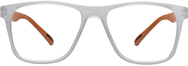 Transparent,Orange_Full_Rim_Square_Frame_(54_Mm)_-_For_Unisex