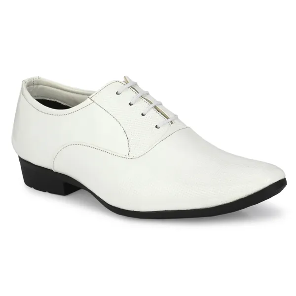 White_Patent_Leather_And_Pu_Lace_Ups_Derby_For_Men