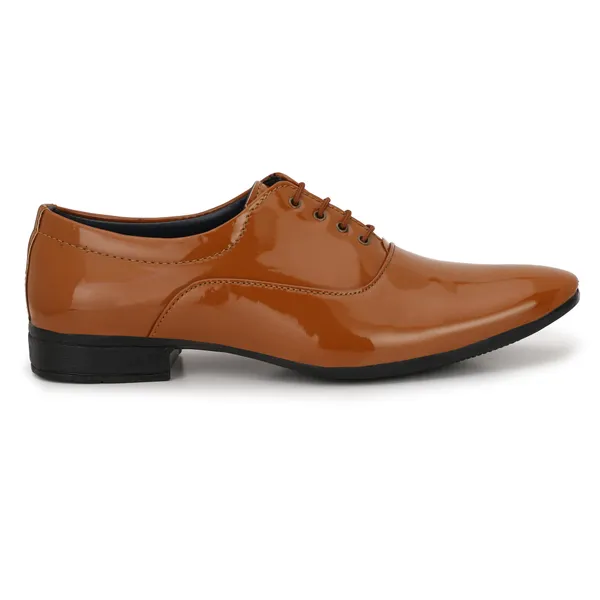 Tan_Brown_Patent_Leather_And_Pu_Lace_Ups_Derby_For_Men