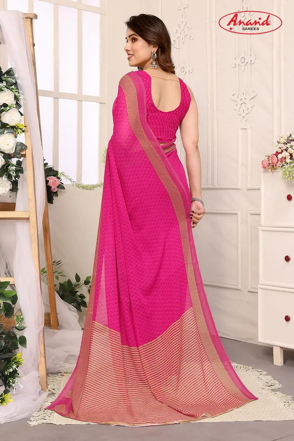 Printed,_Paisley_Bollywood_Georgette_Saree_(Purple)