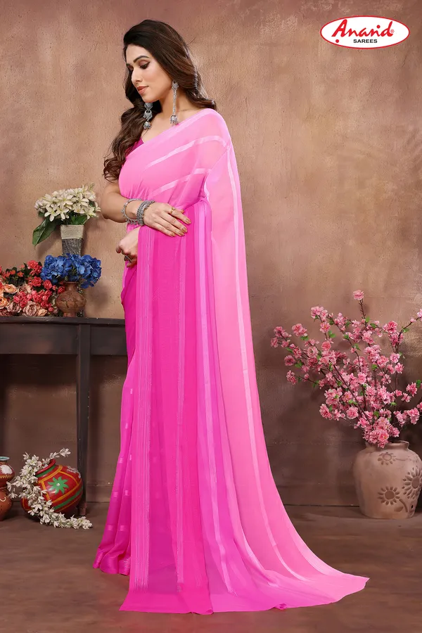 Embellished,_Self_Design,_Ombre,_Dyed_Bollywood_Georgette_Saree_(Pink)