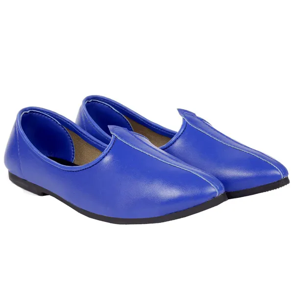Black_&_Blue_PU_Premium_Jutis_Shoe_For_Men