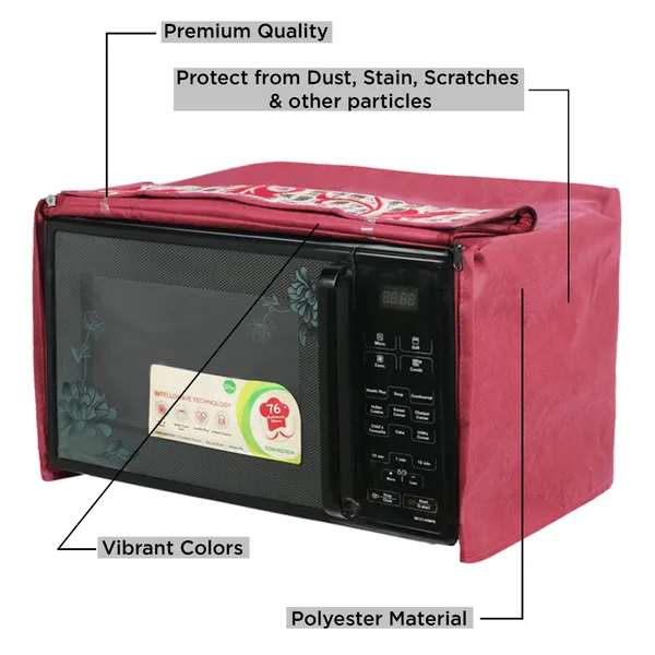 3-Layered_Full_Body_Microwave_Oven_Cover_With_Front_Zipper_Encloser_Suitable_For_30_Ltr._(Material-_Jacquard,_Color-_Maroon,_Size-22x21x12_Inches)