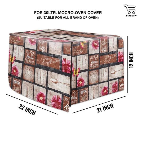 3-Layered__Full_Body_Microwave_Oven_Cover_With_Front_Zipper_Encloser_Suitable_For_30_Ltr._(Material-_PVC,_Color-_Brown,Size-22x21x12_Inches)