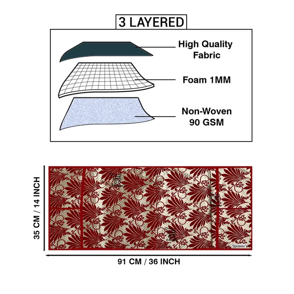 3-Layered_Microwave_Oven_Top_Cover_With_4_Utility_Pockets_(Material-Velvet,_Color-_Red,_Size-14x36_Inches)