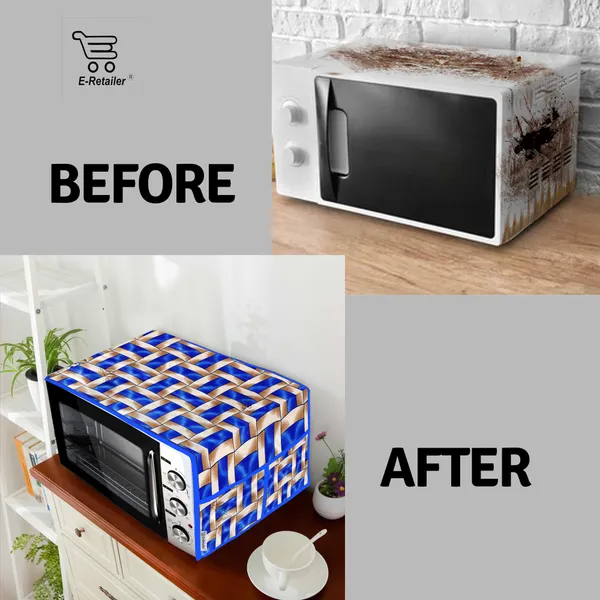 3-Layered_Microwave_Oven_Top_Cover_With_4_Utility_Pockets_(Material-Polyester,_Color-_Blue,_Size-14x36_Inches)