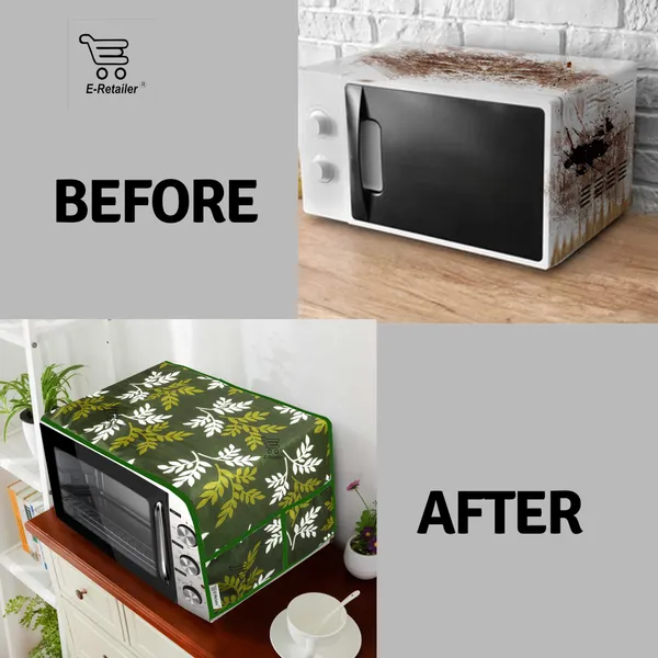 3-Layered_Microwave_Oven_Top_Cover_With_4_Utility_Pockets_(Material-Polyester,_Color-_Green,_Size-14x36_Inches)