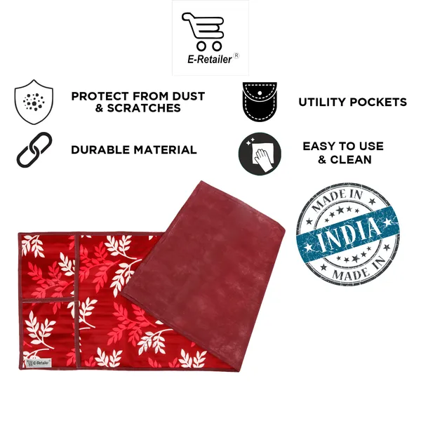 3-Layered_Microwave_Oven_Top_Cover_With_4_Utility_Pockets_(Material-Polyester,_Color-_Maroon,_Size-14x36_Inches)