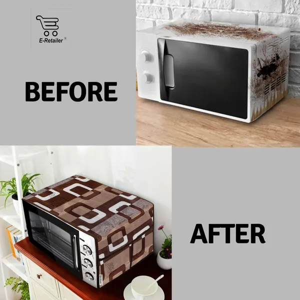3-Layered_Microwave_Oven_Top_Cover_With_4_Utility_Pockets_(Material-Polyester,_Color-_Brown,_Size-14x36_Inches)