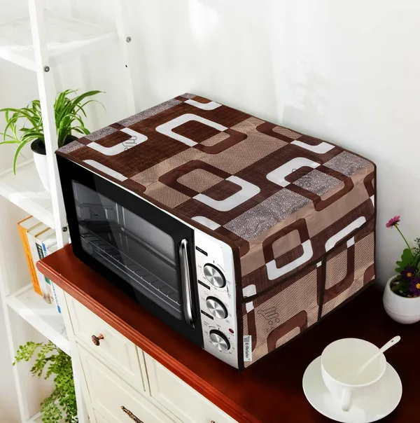 3-Layered_Microwave_Oven_Top_Cover_With_4_Utility_Pockets_(Material-Polyester,_Color-_Brown,_Size-14x36_Inches)