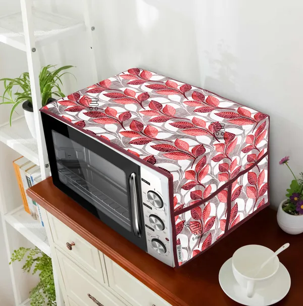 6_Pcs_Of_Cover_Appliances_Cover_Combo_Set_of_(1_Pc._Fridge_Top_Cover_+_1_Pc._Fridge_Handle_Cover_+_1_Pc._Microwave_Oven_Cover_+_6_Pcs._Fridge_Mat_+_1_Pc._Wall_Hanging_Storage_Organizer)