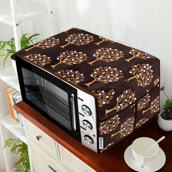 3-Layered_Microwave_Oven_Top_Cover_With_4_Utility_Pockets_(Material-Polyester,_Color-_Brown,_Size-14x36_Inches)