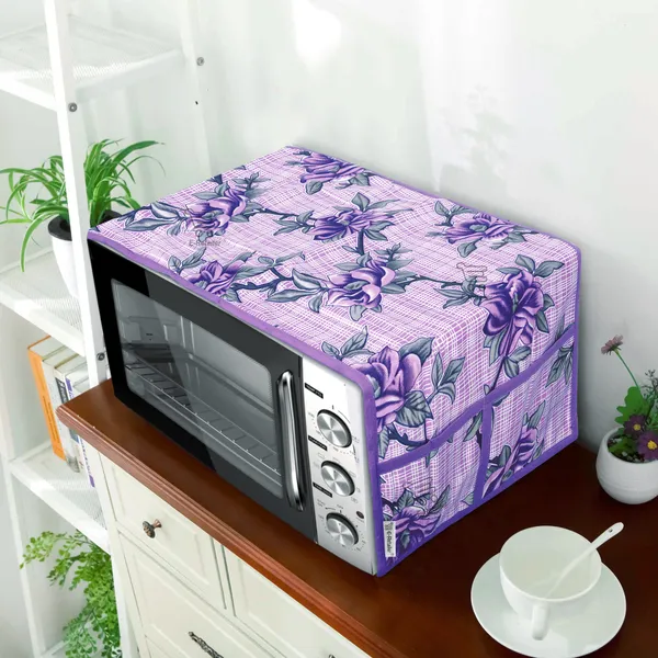 3-Layered_Microwave_Oven_Top_Cover_With_4_Utility_Pockets_(Material-Polyester,_Color-_Purple,_Size-14x36_Inches)