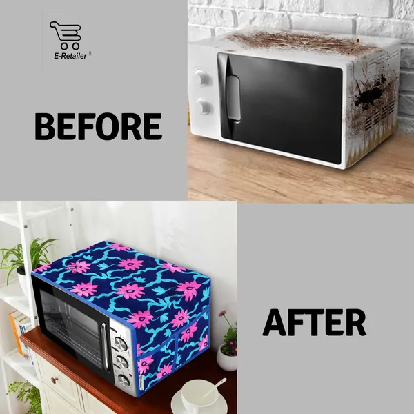 6_Pcs_Of_Cover_Appliances_Cover_Combo_Set_of_(1_Pc._Fridge_Top_Cover_+_1_Pc._Fridge_Handle_Cover_+_6_Pcs._Fridge_Mat_+_1_Pc._Wall_Hanging_Storage_Organizer)